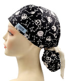 New Nightmare Before Christmas Jack & Bones Ponytail Scrub Cap Doctor Theatre Nurse Hospital Paediatric Vet Surgical