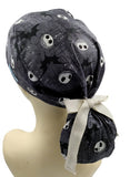 New Nightmare Before Christmas Jack & Bats Ponytail Scrub Cap Doctor Theatre Nurse Hospital Paediatric Vet Surgical