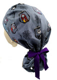 New Nightmare Before Christmas Badges Ponytail Scrub Cap Doctor Theatre Nurse Hospital Paediatric Vet Surgical