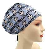 New Nightmare before Christmas Jack Stripe Euro Scrub Cap Doctor Hospital Surgical ODP Vet