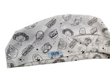 New Kawaii Star Wars All Characters Euro Scrub Cap Doctor Hospital Surgical ODP Vet