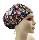 New Nightmare Before Christmas All characters 2 Euro Scrub Cap Doctor Hospital Surgical ODP Vet
