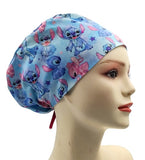 New Disney Stitch & Lilo Angel Euro Scrub Cap Doctor Hospital Surgical ODP Vet