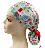 Mandalorian Yoda Christmas Gifts Ponytail Scrub Cap Doctor Theatre Nurse Hospital Paediatric Vet Surgical