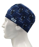 New Batman Blue Men's Velcro Closure Adjustable Scrub Cap Doctor Theatre Nurse Hospital Paediatric Vet Surgical