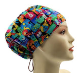 New Bright Dogs & Puppies  Euro Scrub Cap Doctor Hospital Surgical ODP Vet