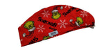 Merry Grinchmas Red  Euro Scrub Cap Doctor Hospital Surgical ODP Vet