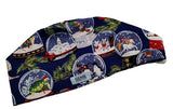 New Christmas Snownglobes Euro Scrub Cap Doctor Hospital Surgical ODP Vet