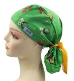 How the Grinch Stole Christmas Green Ponytail Scrub Cap Doctor Theatre Nurse Hospital Paediatric Vet Surgical
