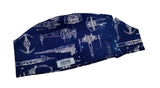 New Star Wars Galaxy Starships Men's Velcro Closure Adjustable Scrub Cap Doctor Theatre Nurse Hospital Paediatric Vet Surgical