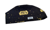 New Star Wars Golden Stamp Men's Velcro Closure Adjustable Scrub Cap Doctor Theatre Nurse Hospital Paediatric Vet Surgical