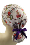 New Dr. Seuss The Grinch Merry Christmas Ponytail Scrub Cap Doctor Theatre Nurse Hospital Paediatric Vet Surgical