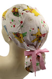 New Pokemon Pikachu Merry Christmas Ponytail Scrub Cap Doctor Theatre Nurse Hospital Paediatric Vet Surgical
