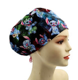 New Angel Aloha Stitch Angel Euro Scrub Cap Doctor Hospital Surgical ODP Vet