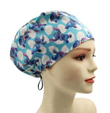 New Angel Aloha Stitch Leaves Euro Scrub Cap Doctor Hospital Surgical ODP Vet