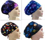 Starries Planets Euro Scrub Cap Doctor Hospital Surgical ODP Vet
