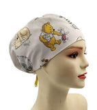 New Winnie Pooh And Friends Euro Scrub Cap Doctor Hospital Surgical ODP Vet