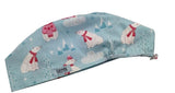 New Polar Bear Christmas Day Euro Scrub Cap Doctor Hospital Surgical ODP Vet