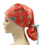 New Kawaii Star Wars Little Valentine Ponytail Scrub Cap Doctor Theatre Nurse Hospital Paediatric Vet Surgical