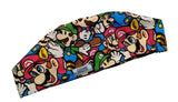 New Super Mario Brothers & Friends Euro Scrub Cap Doctor Hospital Surgical ODP Vet