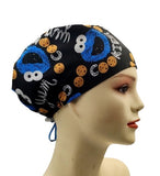 Sesame Street Be Mine Euro Scrub Cap Doctor Hospital Surgical ODP Vet
