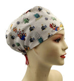 New Super Mario Brothers & Friends Euro Scrub Cap Doctor Hospital Surgical ODP Vet