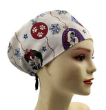 New 101 Dalmatians Christmas Party Euro Scrub Cap Doctor Hospital Surgical ODP Vet