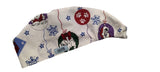 New 101 Dalmatians Christmas Party Euro Scrub Cap Doctor Hospital Surgical ODP Vet