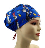 New Christmas Dr. Seuss The Grinch 6 Euro Scrub Cap Doctor Hospital Surgical ODP Vet