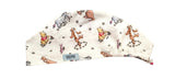 New Winnie Pooh & Friends Small Scare Euro Scrub Cap Doctor Hospital Surgical ODP Vet