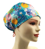 New Angel Aloha Stitch Jungle Euro Scrub Cap Doctor Hospital Surgical ODP Vet