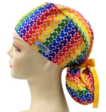 New Mickey Icon Heads Pride Ponytail Scrub Cap Doctor Theatre Nurse Hospital Paediatric Vet Surgical