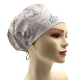 Winnie Pooh And Friends 2 Euro Scrub Cap Doctor Hospital Surgical ODP Vet