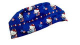 Dr Nurse Kitty  Euro Scrub Cap Doctor Hospital Surgical ODP Vet