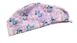 New Angel Aloha Stitch Purple Euro Scrub Cap Doctor Hospital Surgical ODP Vet