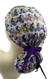 New Mickey Running Pride Ponytail Scrub Cap Doctor Theatre Nurse Hospital Paediatric Vet Surgical
