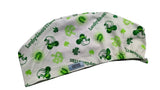 New Mickey Happy St. Patrick's Day Euro Scrub Cap Doctor Hospital Surgical ODP Vet