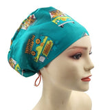 New SCOOBY-DOO The Mystery Machine Euro Scrub Cap Doctor Hospital Surgical ODP Vet