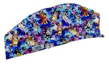 New Bluey Cartoon Paws Euro Scrub Cap Doctor Hospital Surgical ODP Vet