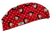 New Betty Boop Spotty Euro Scrub Cap Doctor Hospital Surgical ODP Vet