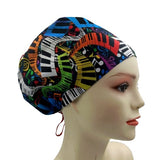 Musical Notation Euro Scrub Cap Doctor Hospital Surgical ODP Vet