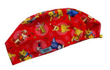 New Winnie The Pooh Christmas Euro Scrub Cap Doctor Hospital Surgical ODP Vet