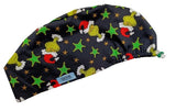 New Dr. Seuss How The Grinch Stole Christmas Stars Euro Scrub Cap Doctor Hospital Surgical ODP Vet