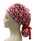 Breast Cancer Ponytail Scrub Cap Doctor Theatre Nurse Hospital Paediatric Vet Surgical