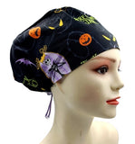 New Here The Jack Halloween Euro Scrub Cap Doctor Hospital Surgical ODP Vet