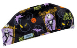 New Here The Jack Halloween Euro Scrub Cap Doctor Hospital Surgical ODP Vet