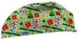 New Bluey Cartoon Celebrations Merry Christmas Euro Scrub Cap Doctor Hospital Surgical ODP Vet