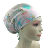 Sweet Tinker Bell Scrub Cap Doctor Hospital Surgical ODP Vet