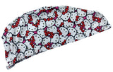 New Hit! Kitty Bow 2 Euro Scrub Cap Doctor Hospital Surgical ODP Vet