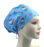 New Hit! Kitty Blue Euro Scrub Cap Doctor Hospital Surgical ODP Vet